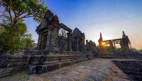 Capture the authentic charm of Preah Vihear’s lush scene